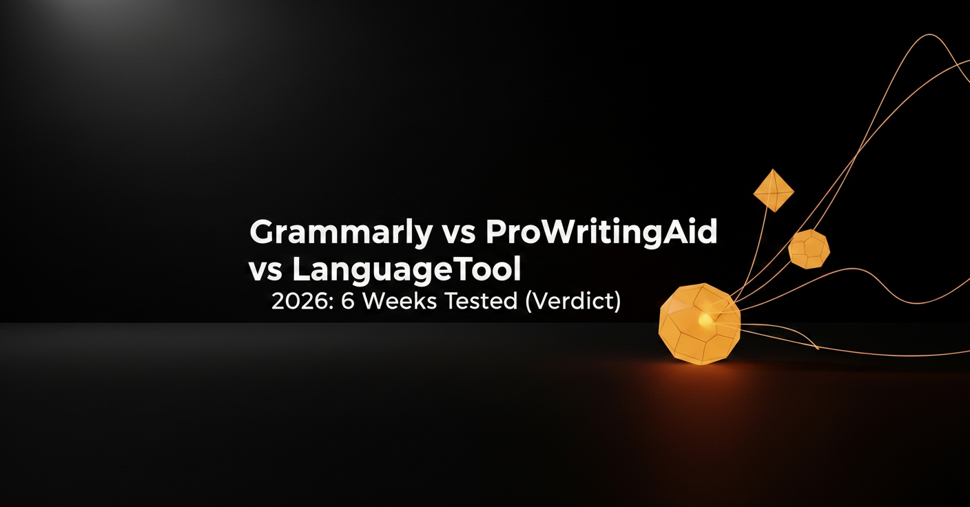 Grammarly vs ProWritingAid vs LanguageTool 2026: 6 Weeks Tested (Verdict)